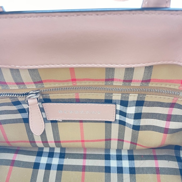 Burberry Calfskin Banner Tote - Picture 12 of 15